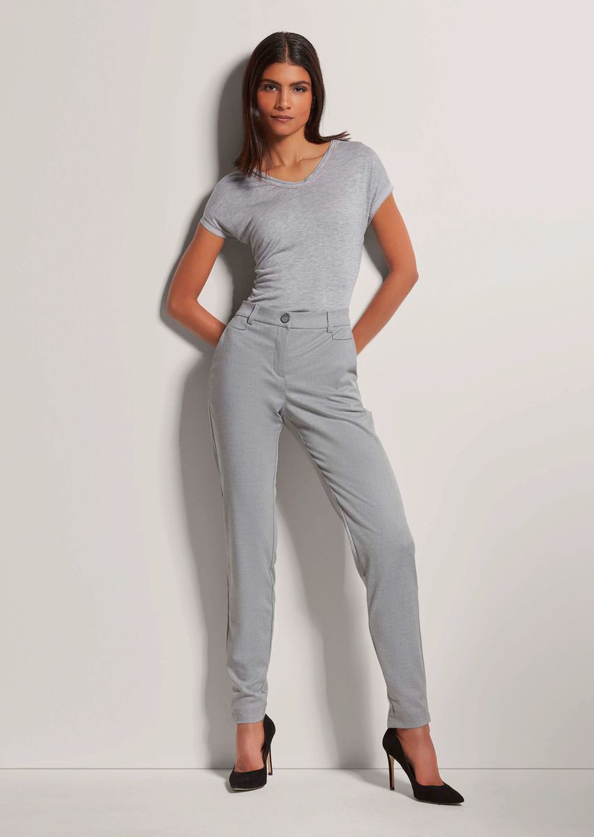 Klassische Slim-Fit Stretchhose