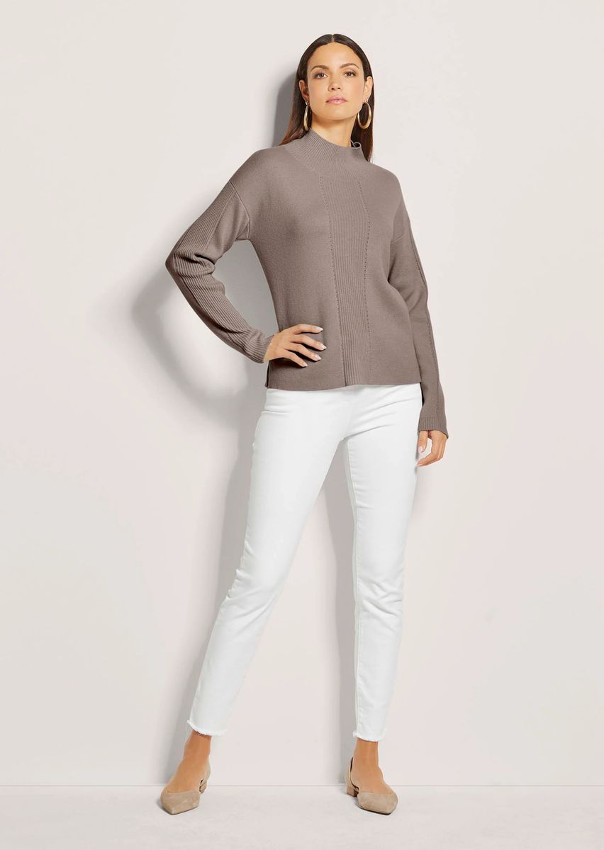 Milano-Strickpullover mit Pointelle-Muster