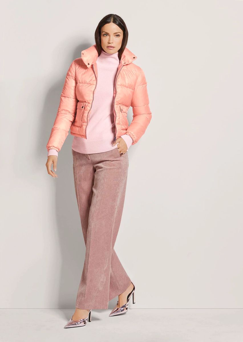 Wattierte Steppjacke in Kurzform