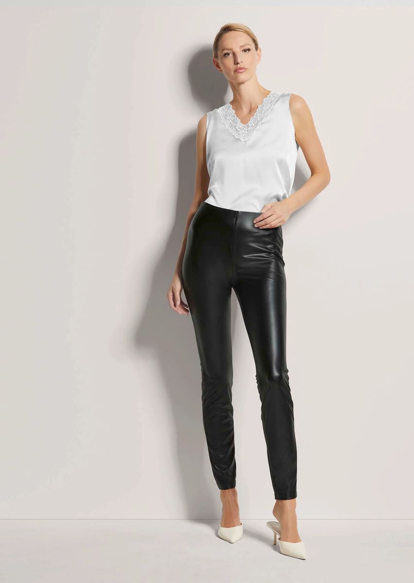 Elegante Leggings in Leder-Optik