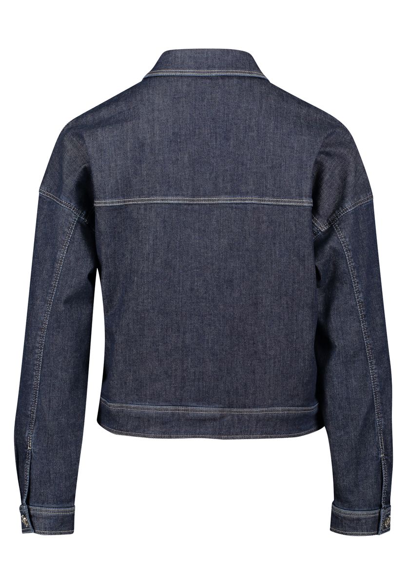 Jeansjacke in dunkler Waschung