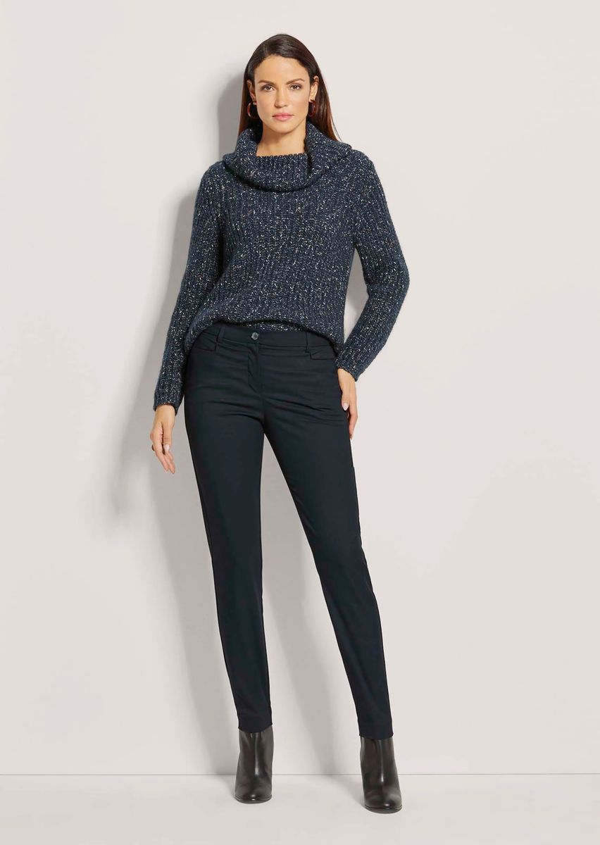 Klassische Slim-Fit Stretch-Hose