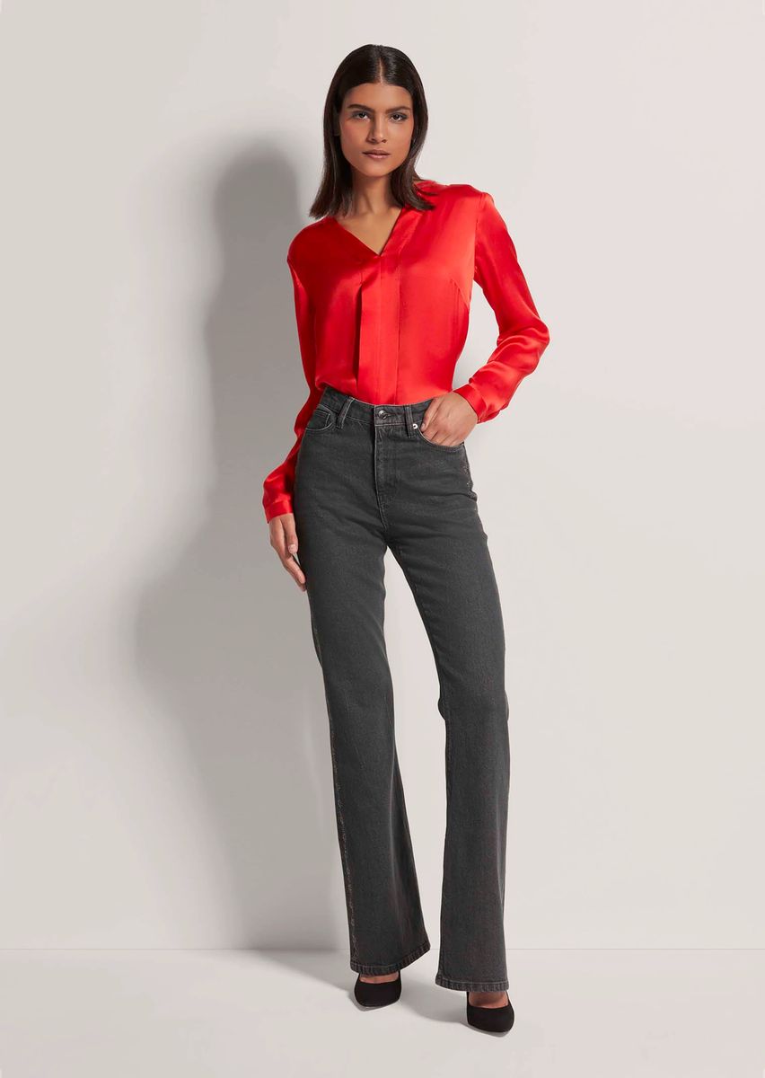 High-Rise Bootcut Jeans