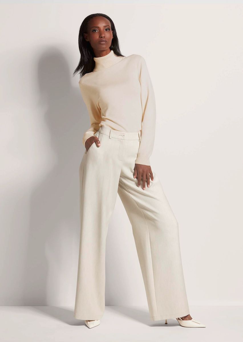 Elegante Weite Palazzo-Hose