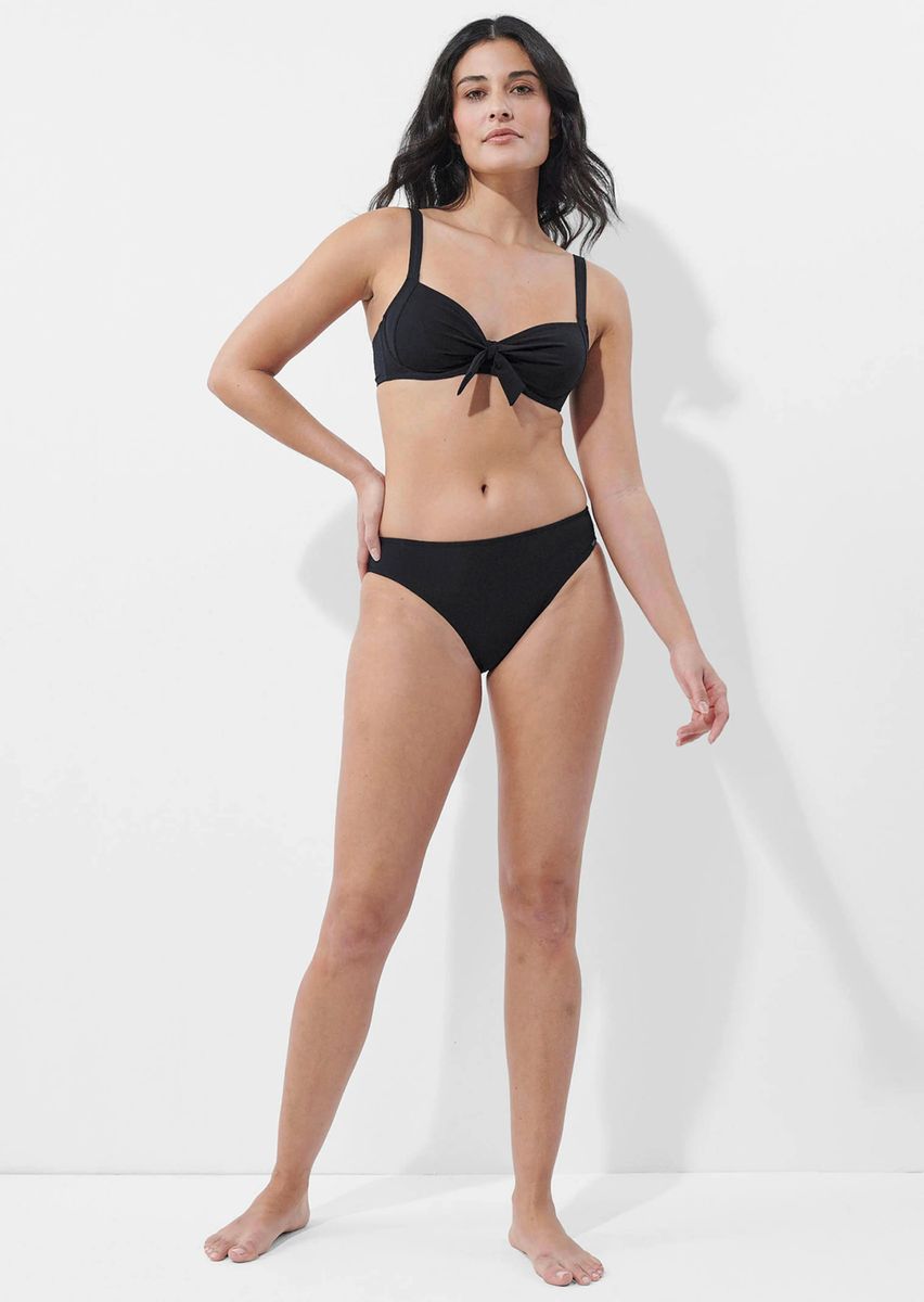 Bügel-Bikini-Oberteil mit Knotendetail