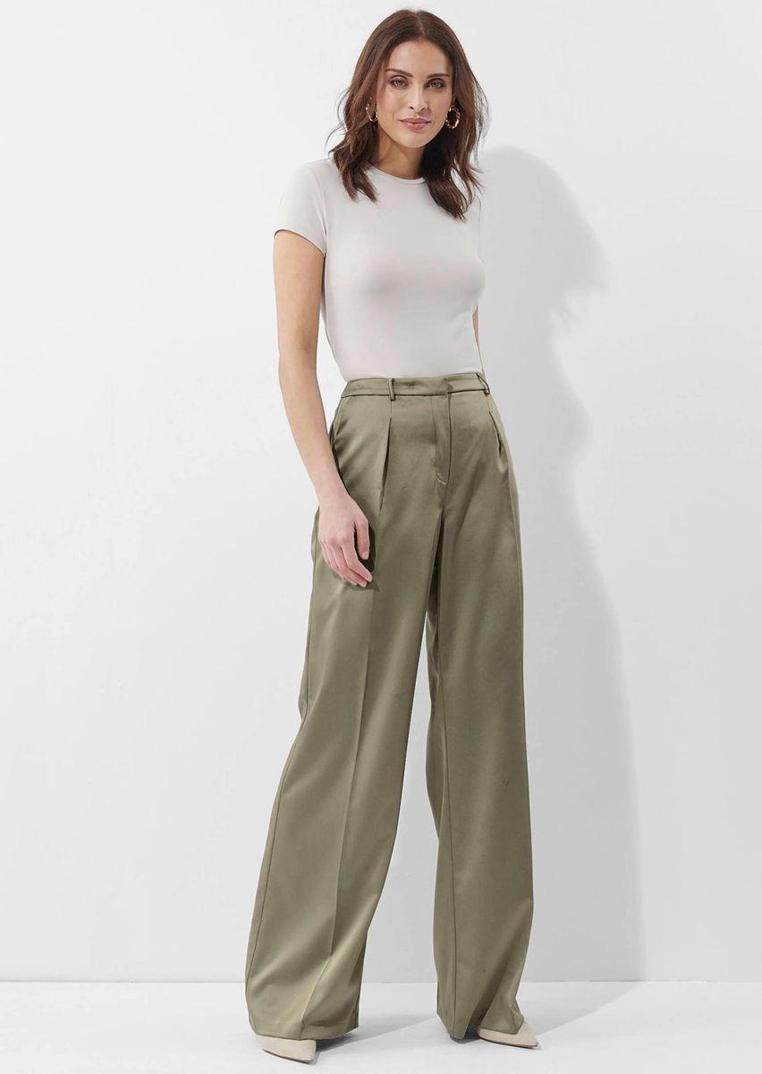 Elegante Marlene-Hose mit weitem Bein