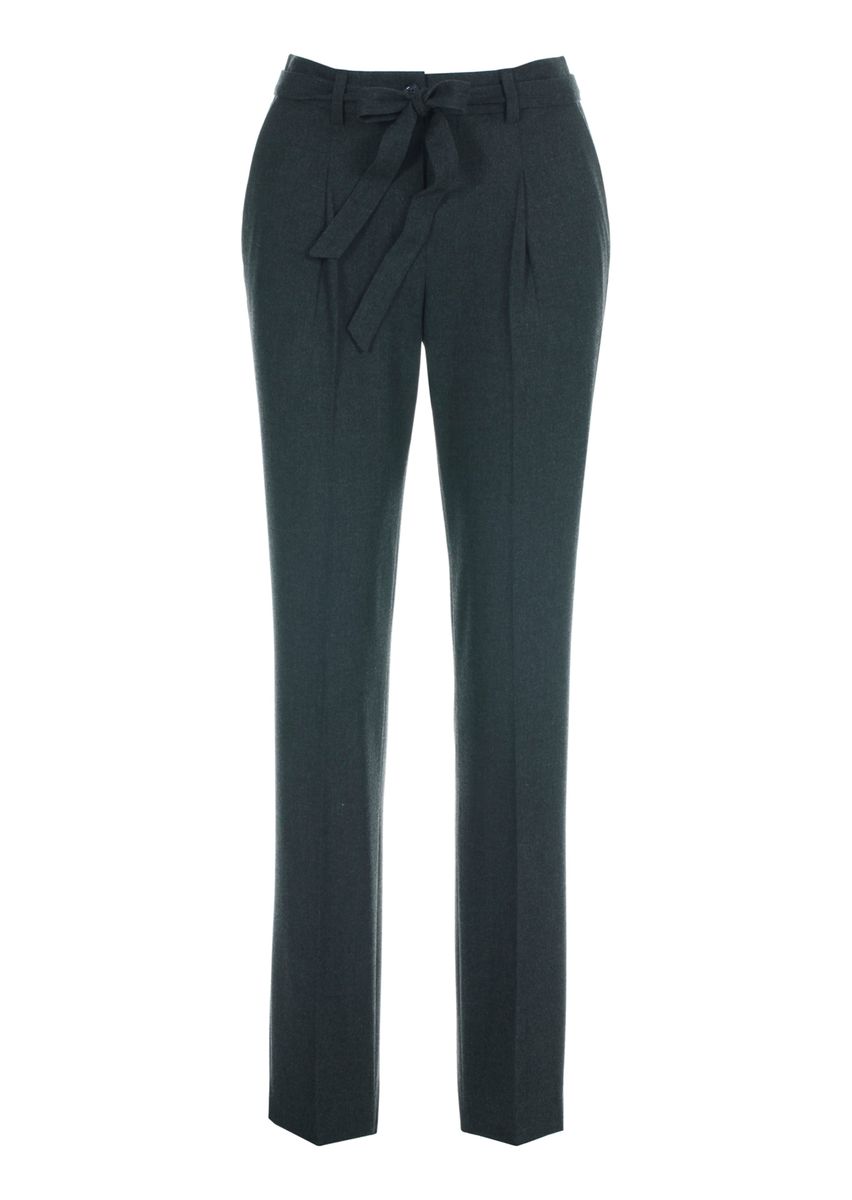 Elegante knöchellange Bundfaltenhose