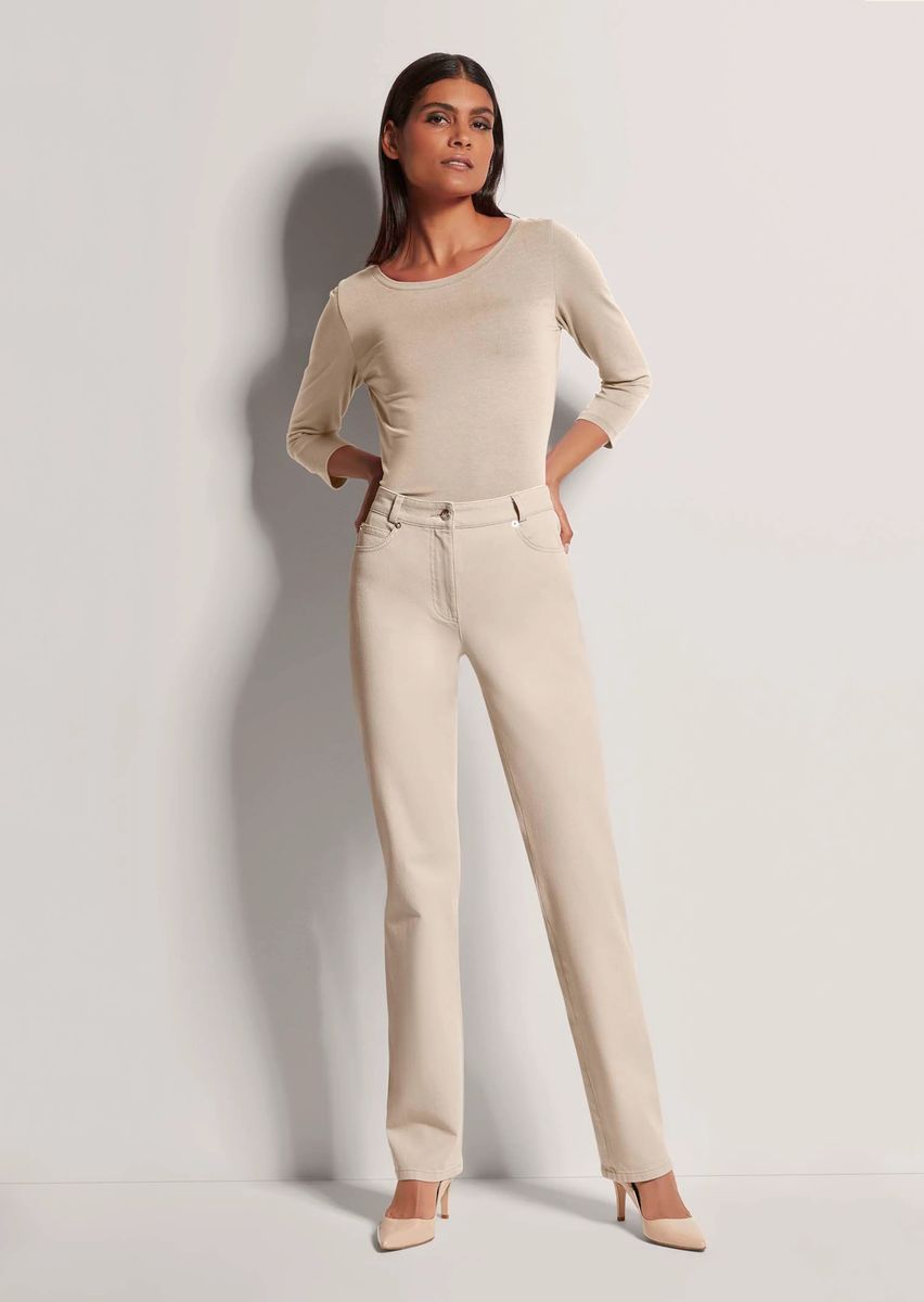 Gerade geschnittene Five-Pocket-Jeans
