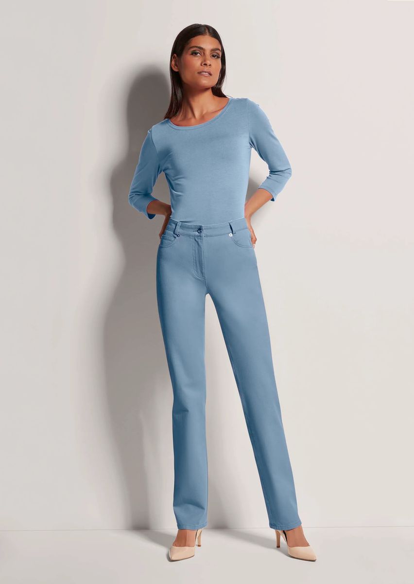 Gerade geschnittene Five-Pocket Jeanshose
