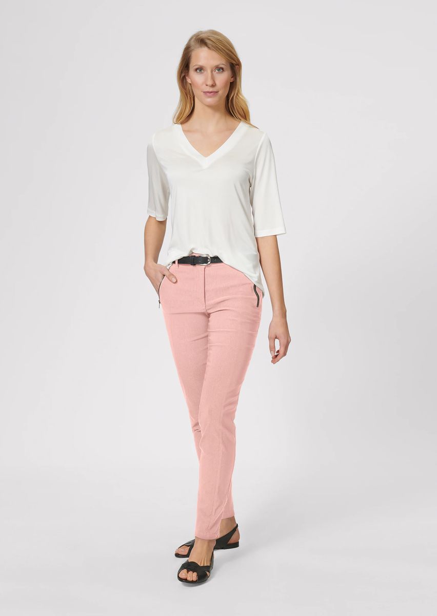 Skinny-Hose mit Reißverschlusstaschen