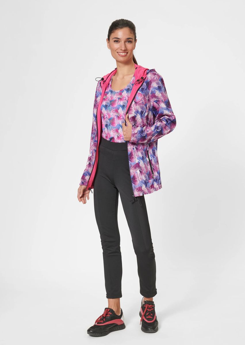 Sportliche Wendejacke mit Kapuze