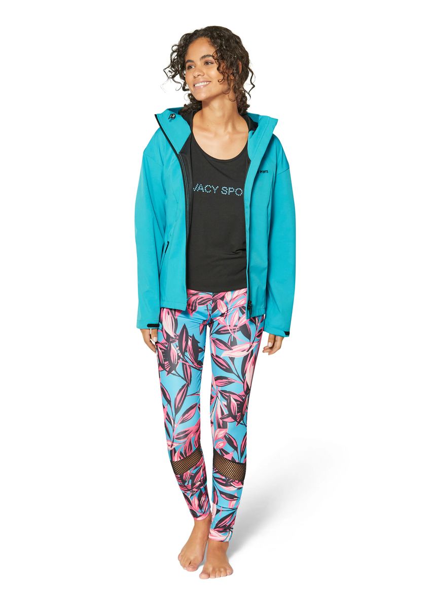 Funktionale Outdoorjacke mit Kapuze