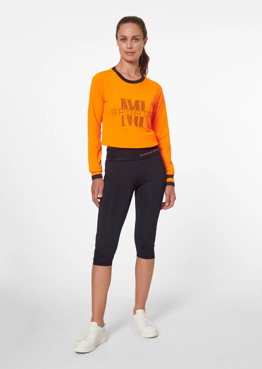 Verkürzte High-Waist Sport-Leggings