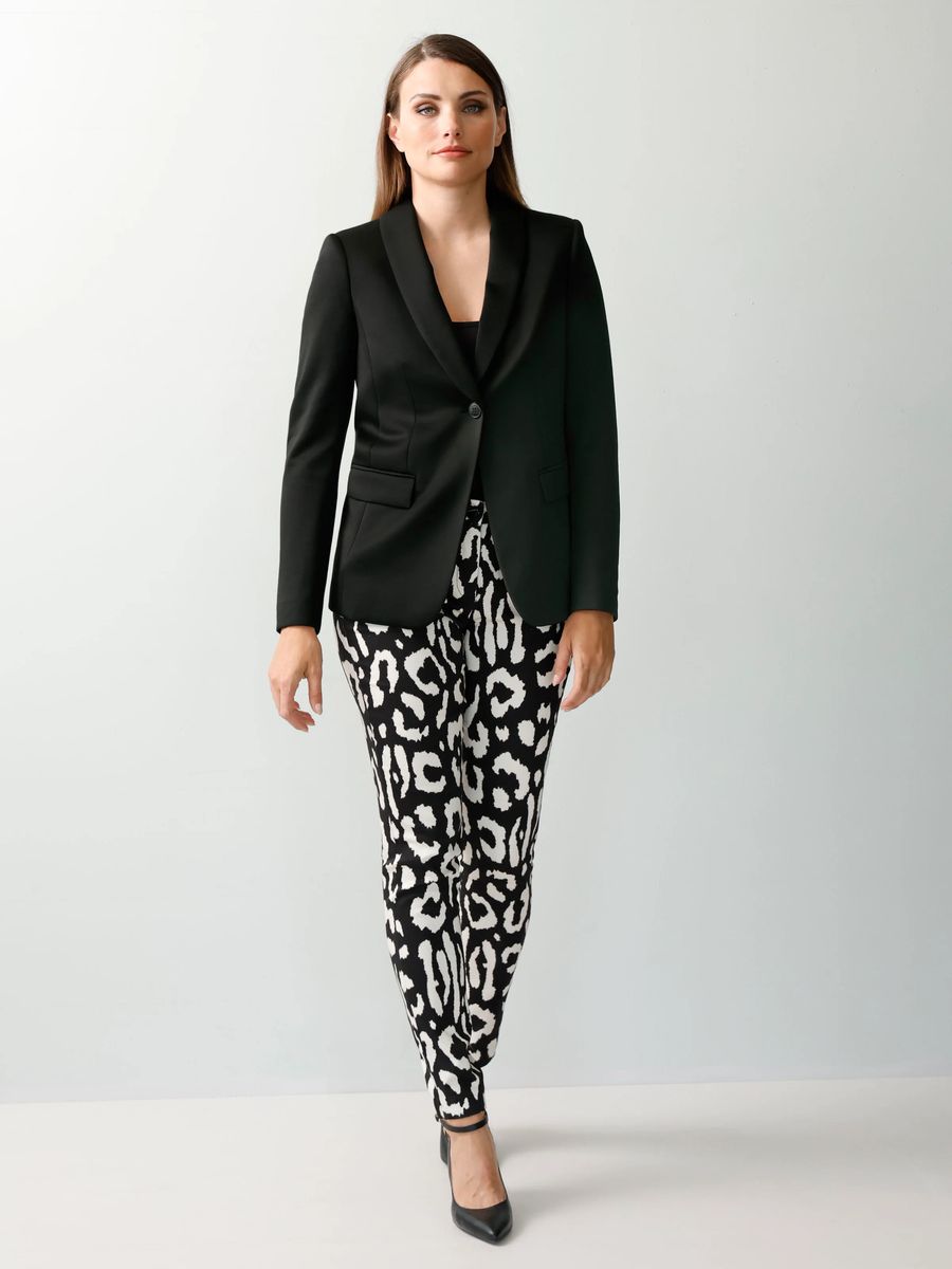 Eleganter Einknopf-Blazer mit Schalkragen