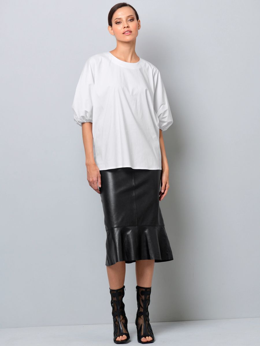 Oversized-Bluse mit Fledermausärmeln