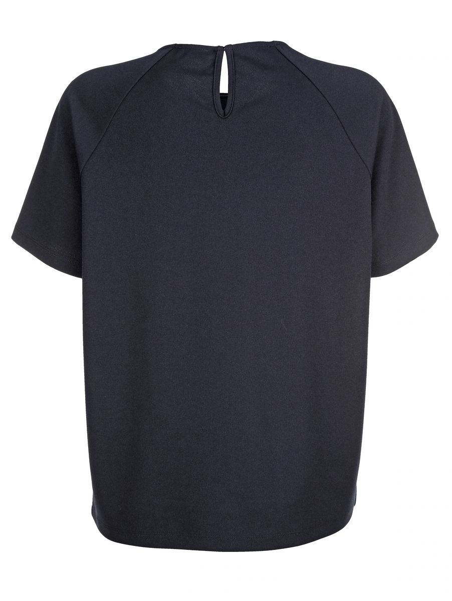 Minimalistisches Raglan-Top mit Schlüsselloch