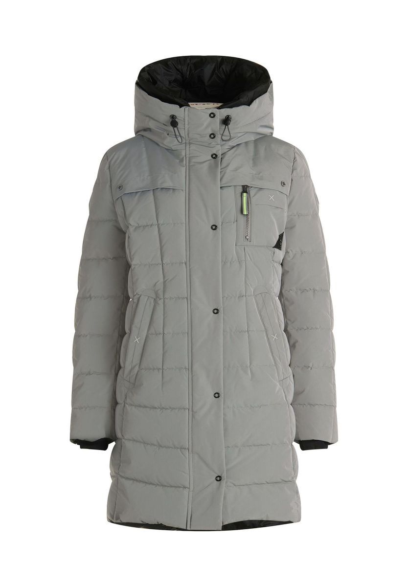 Sportiver gesteppter Winterparka mit Kapuze