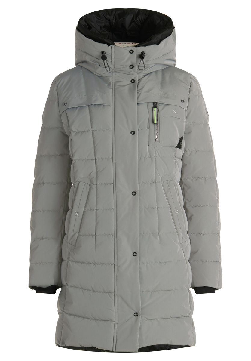 Sportiver gesteppter Winterparka mit Kapuze