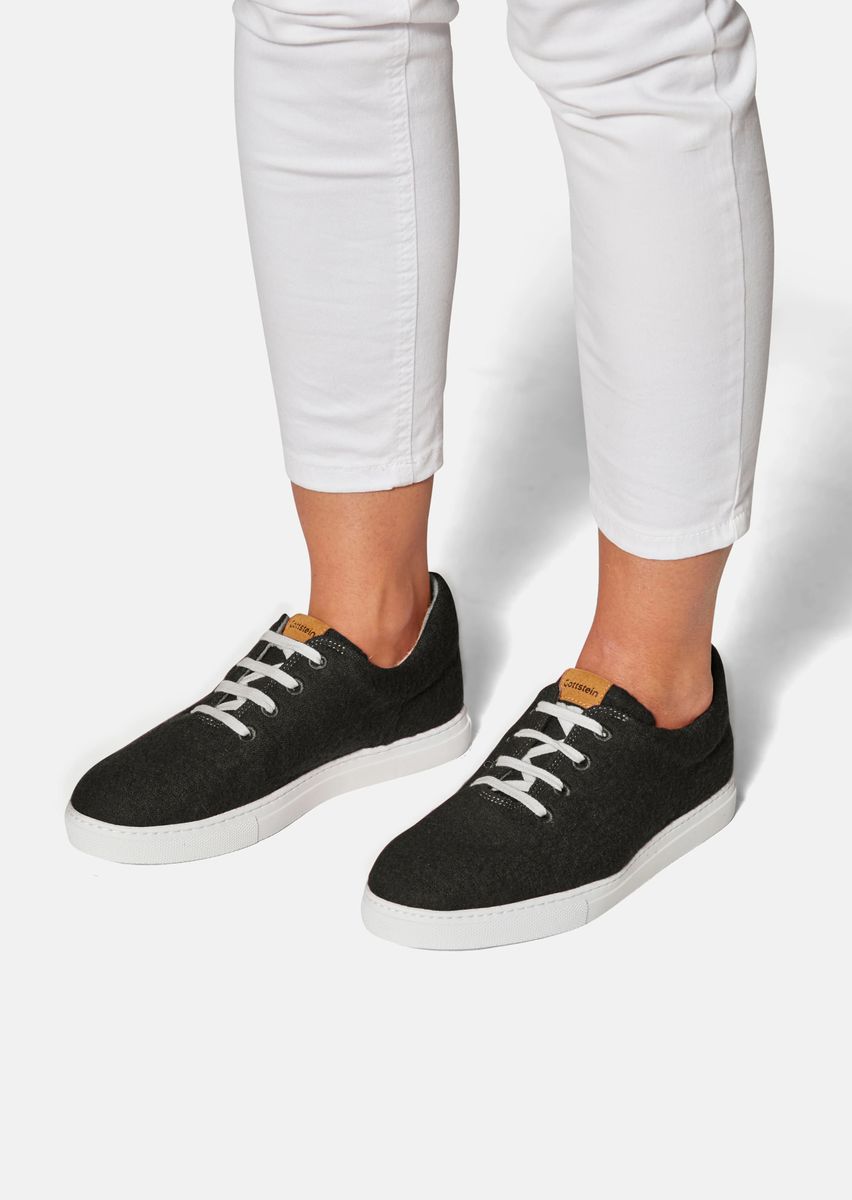 Schnürsneaker aus reiner Schurwolle