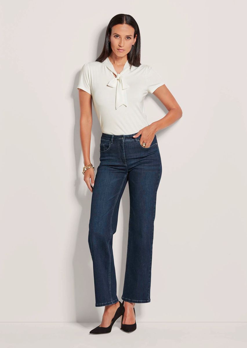 Five-Pocket-Jeans mit geradem Bein