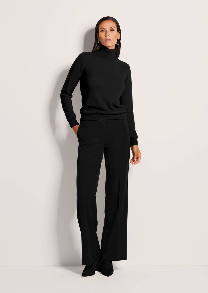 Eleganter Kaschmir-Rollkragenpullover