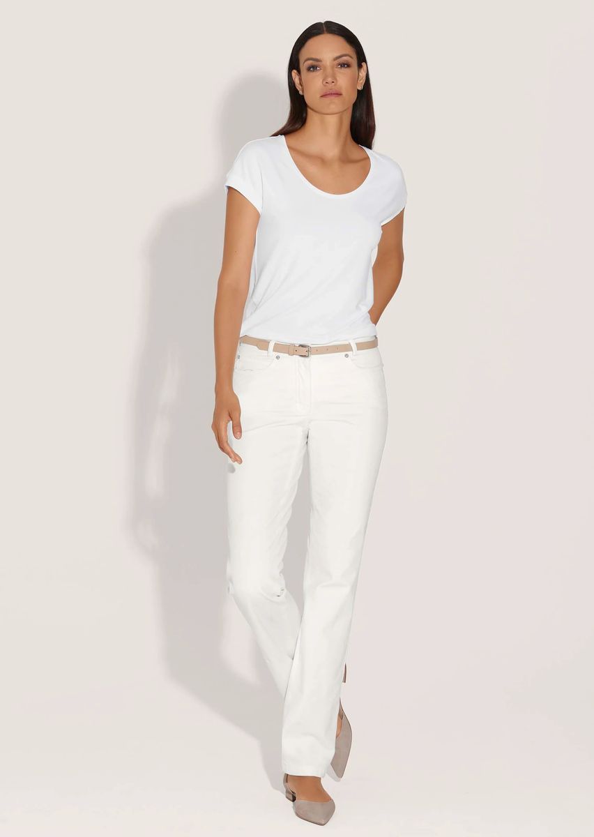 Gerade geschnittene Five-Pocket-Jeans