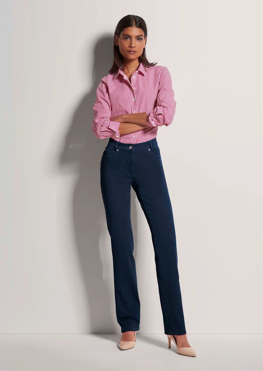 Klassische Five-Pocket-Jeans mit geradem Bein