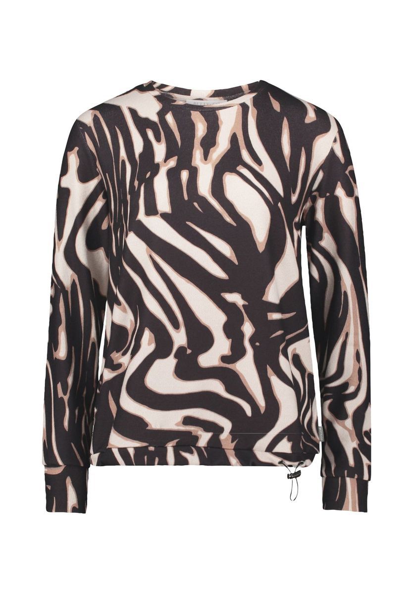 Sweatshirt mit abstraktem Animal-Print