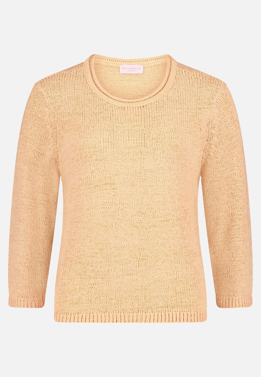 Klassischer Strickpullover mit 3/4-Arm