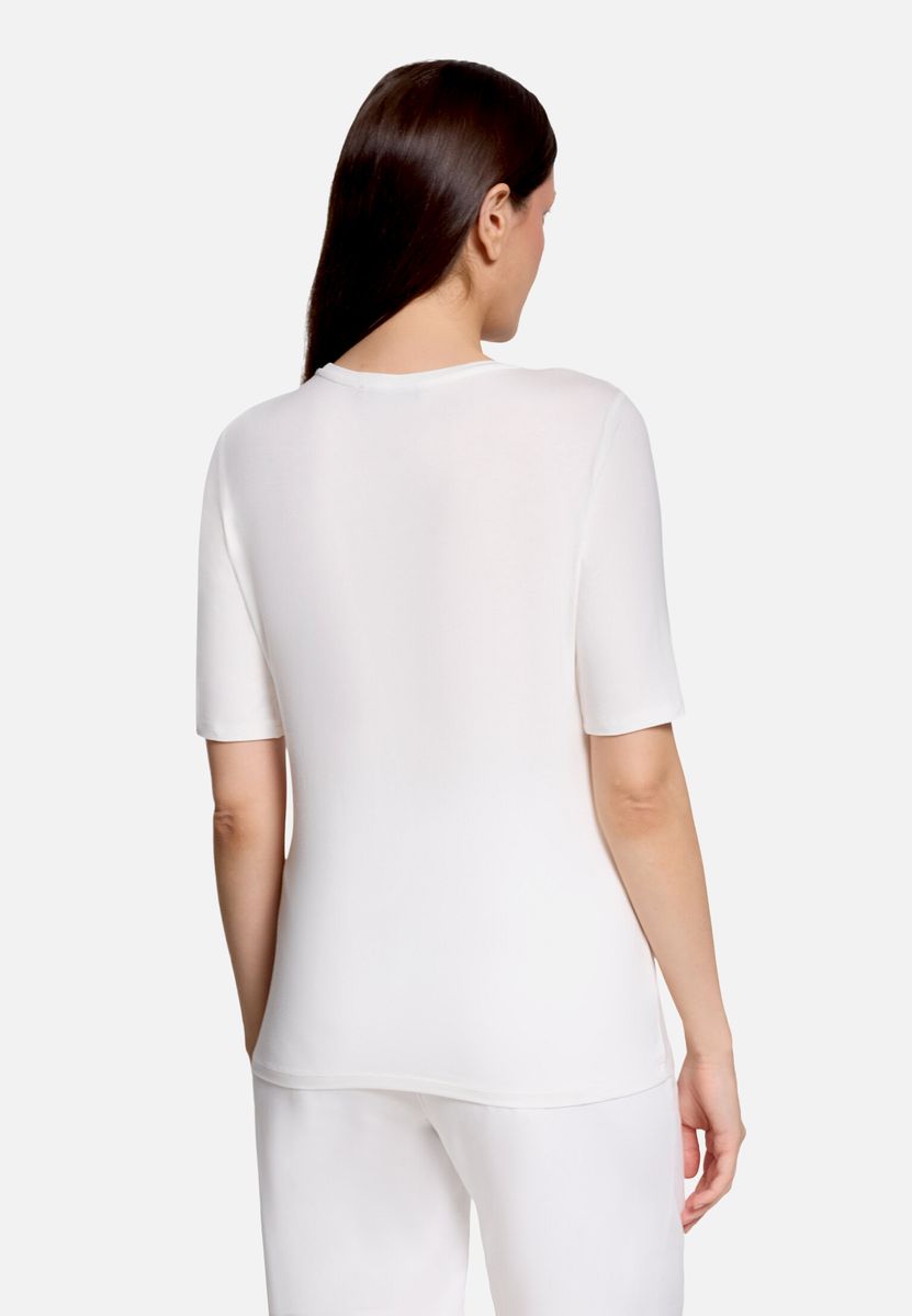 Kurzarmshirt mit funkelndem Placement-Design