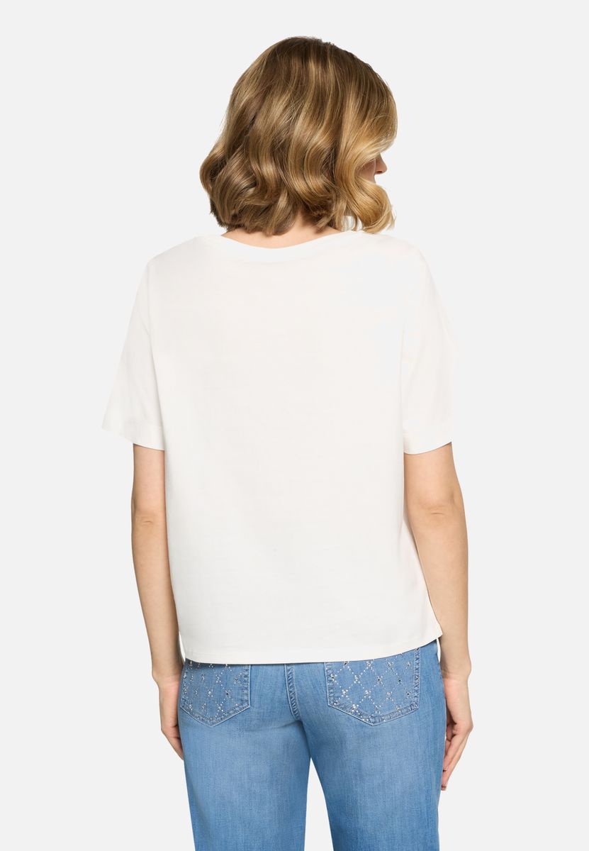 T-Shirt mit Strand-Grafikprint