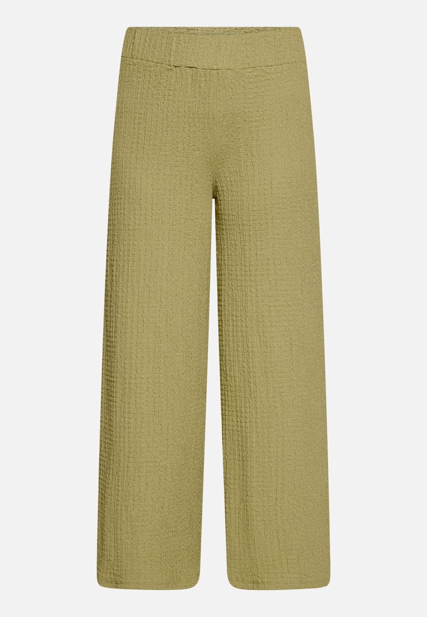 Strukturierte Culotte mit Gummizug