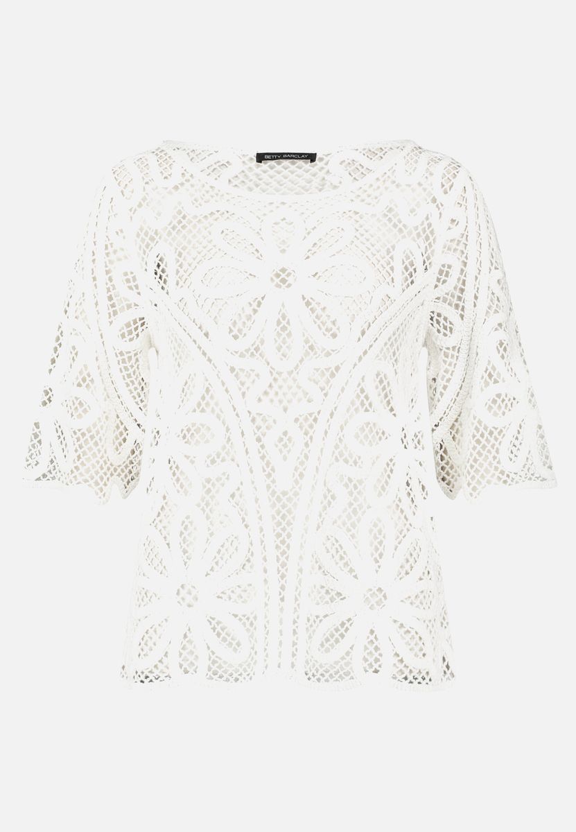 Häkel-Top mit Blumenmuster