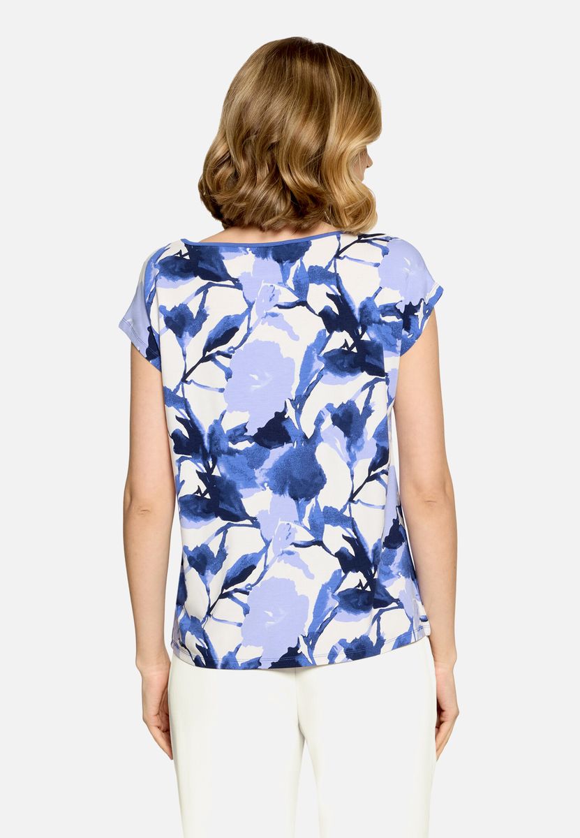 T-Shirt mit floralem Allover-Print
