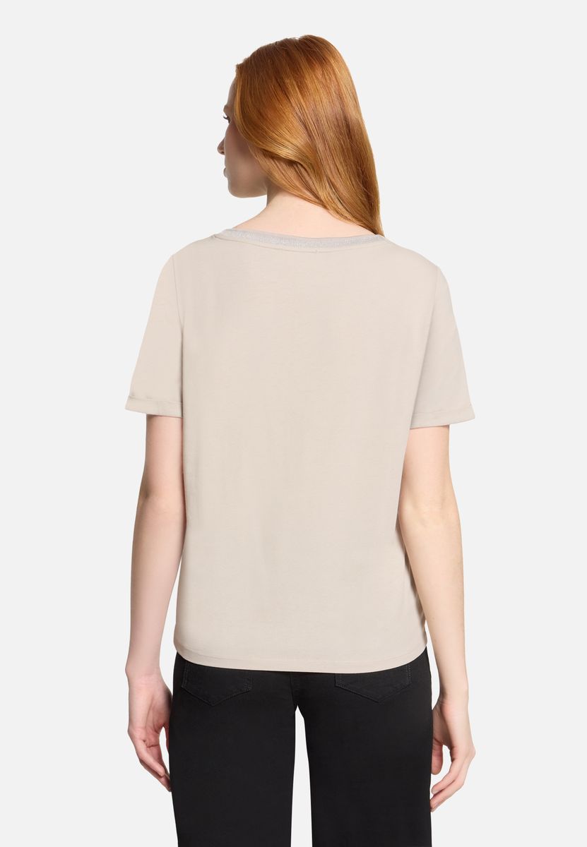 Casual-Shirt mit seitlichem Knotendetail