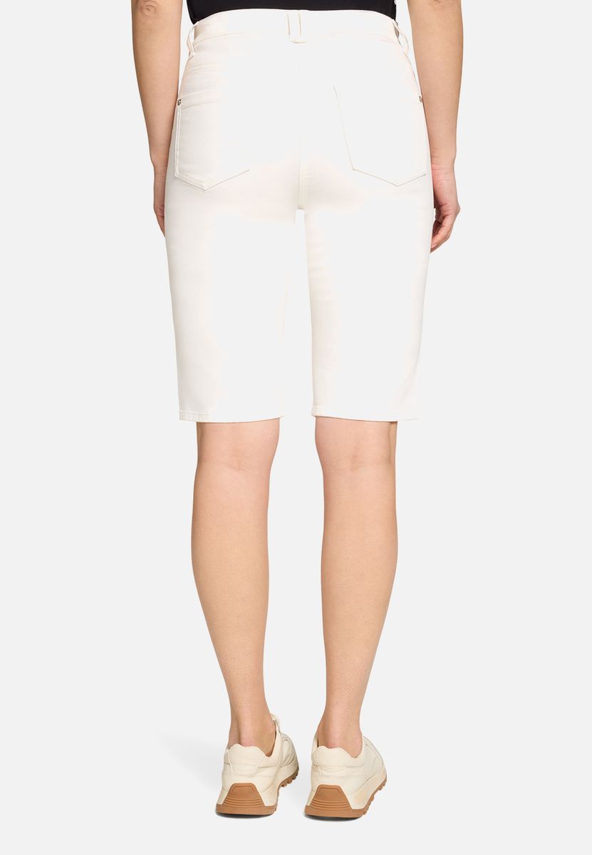 Slim Fit Bermuda-Shorts mit mittlerem Bund