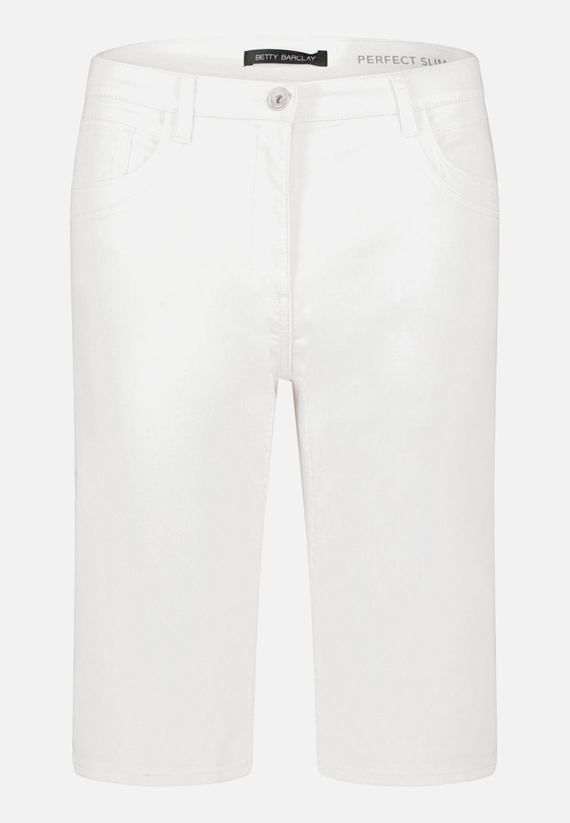 Slim Fit Bermuda-Shorts mit mittlerem Bund