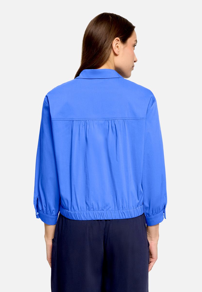 Legere Blusenjacke mit Kragen