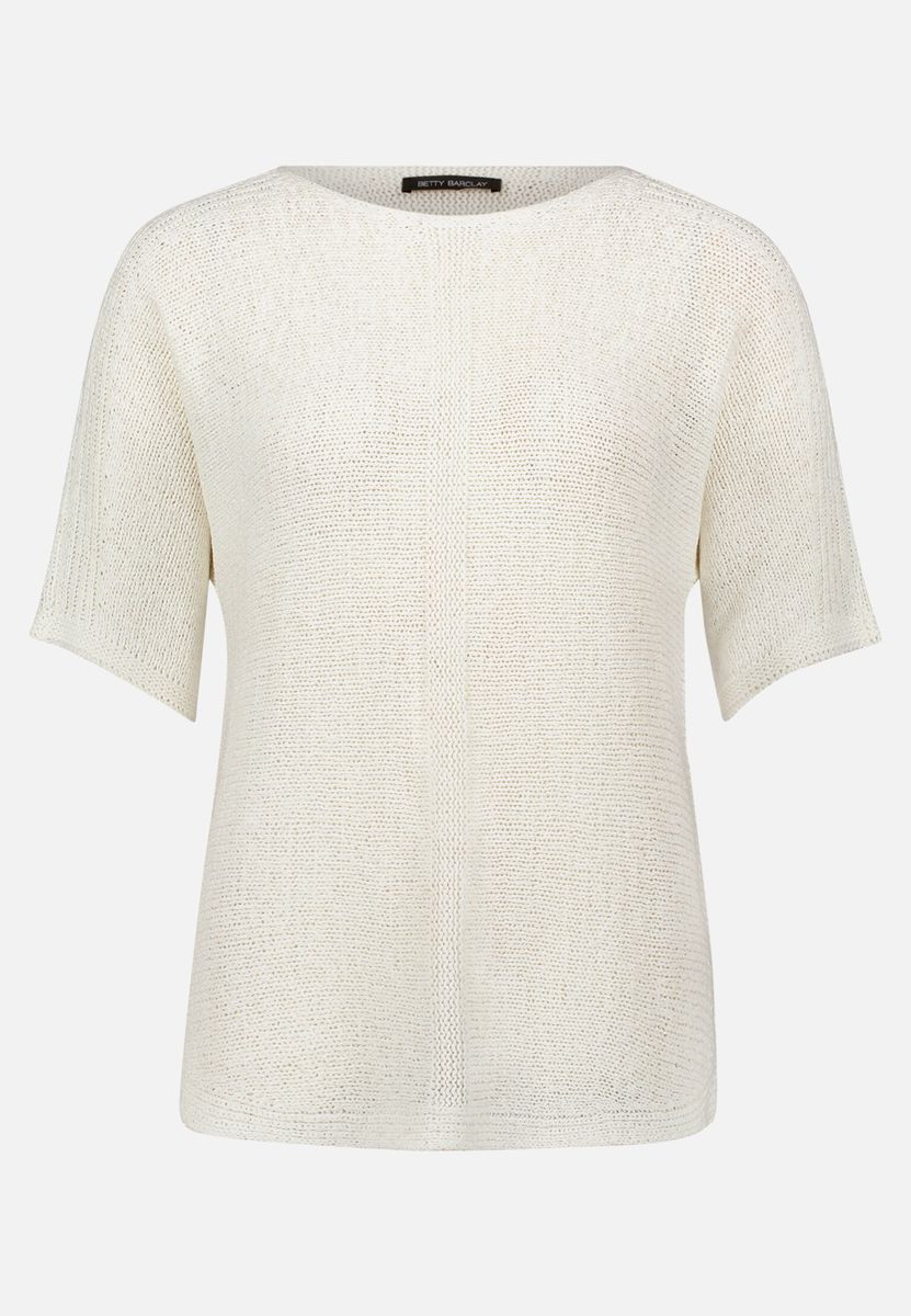 Leichter kurzärmeliger Strickpullover