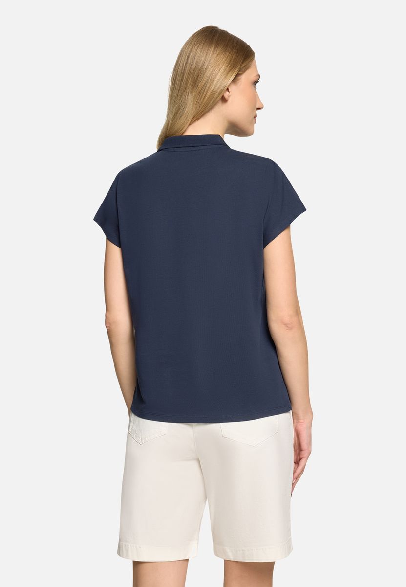 Poloshirt mit Schmucksteinen