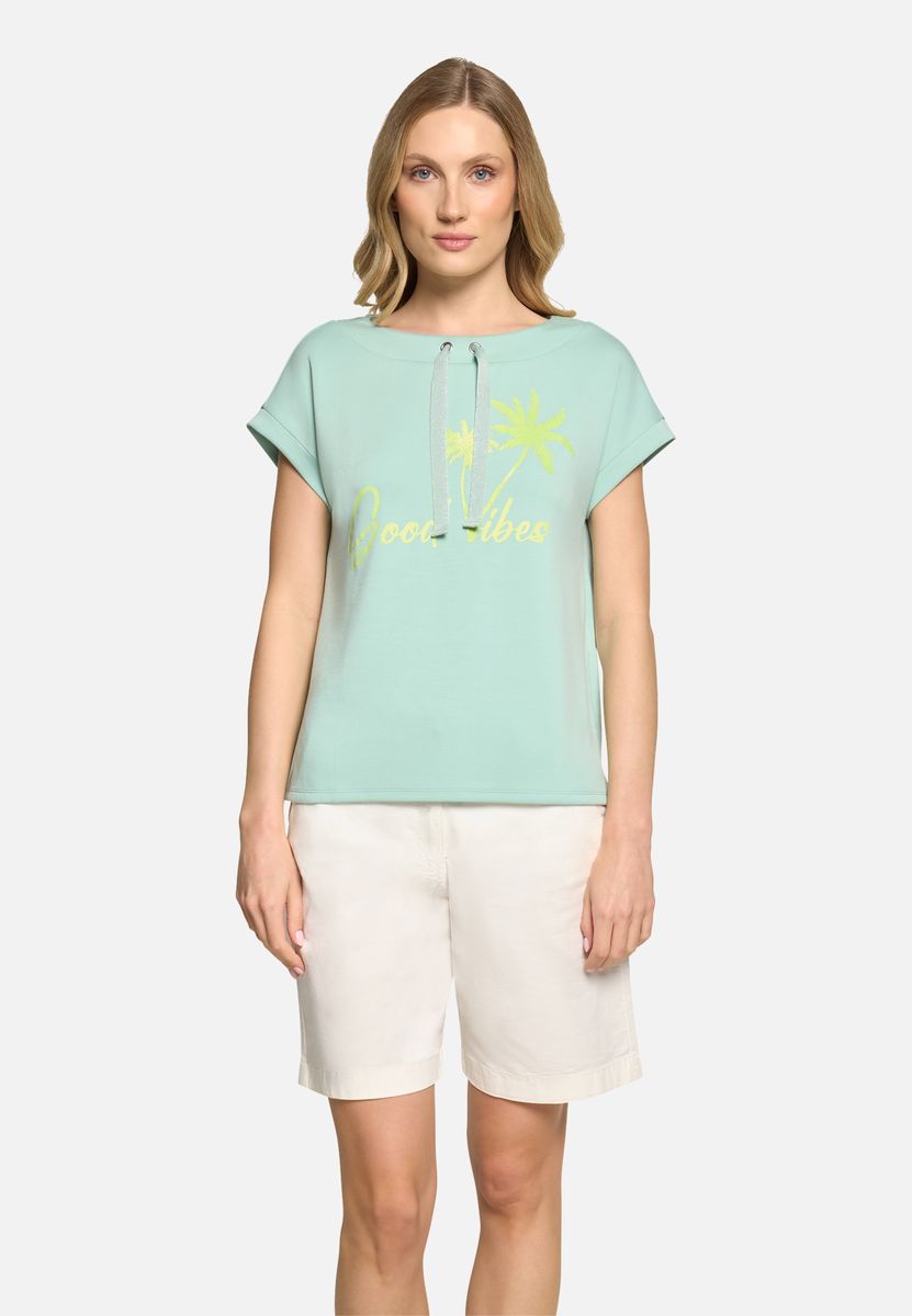 Sweatshirt mit Grafikprint und Tunnelzug