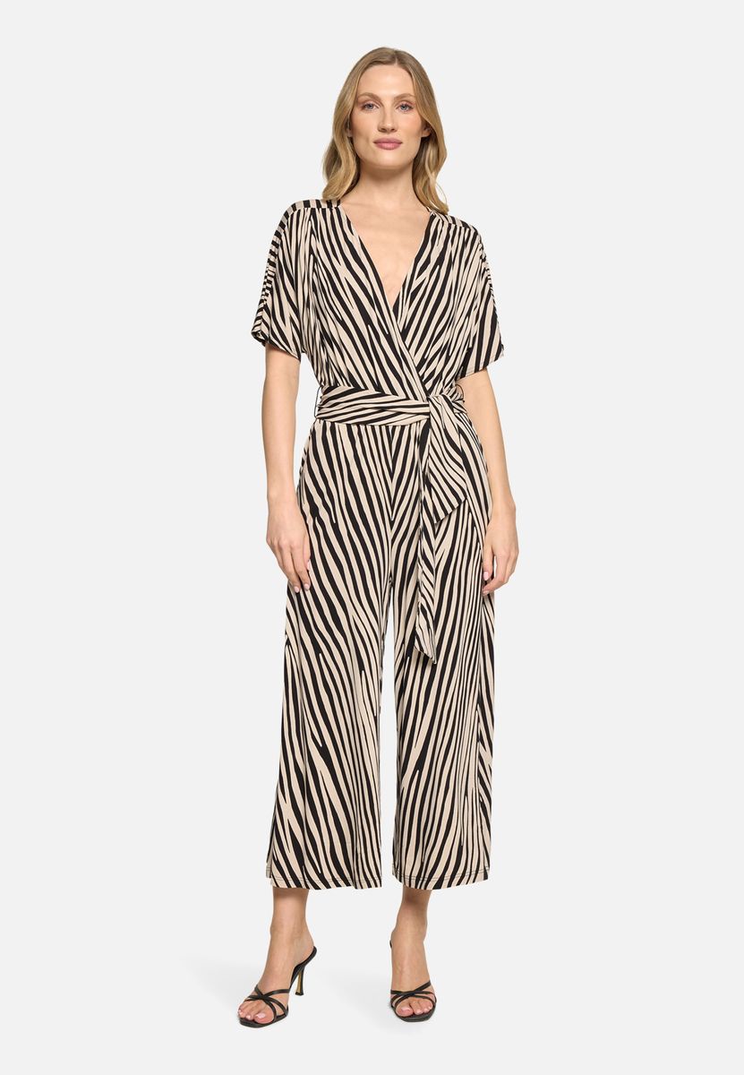 Jumpsuit mit Zebra-Muster