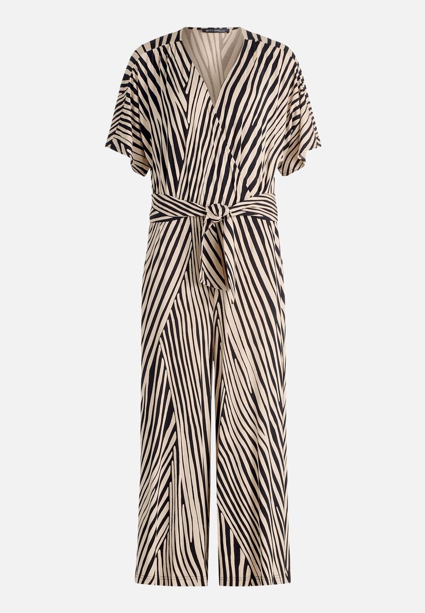Jumpsuit mit Zebra-Muster