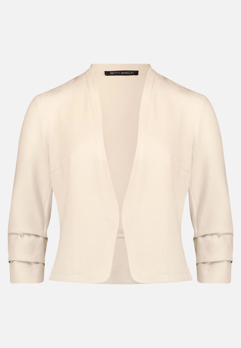 Kurzer Blazer mit Raffärmeln