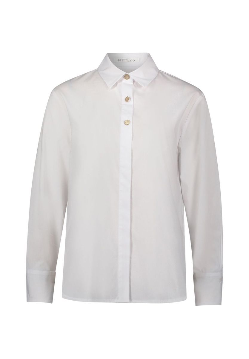 Klassische Longbluse im Geraden Schnitt