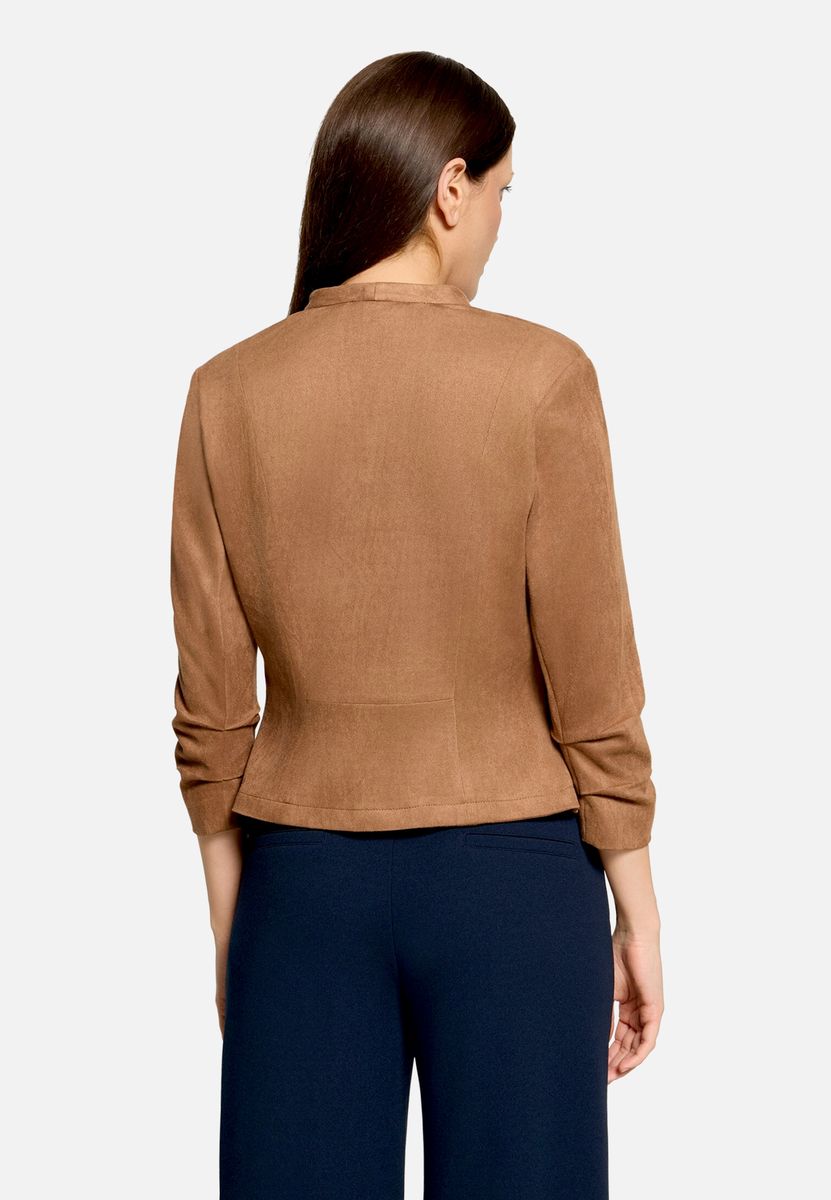 Kurzjacke mit gerafften Ärmeln