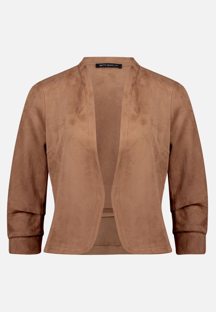 Kurzjacke mit gerafften Ärmeln