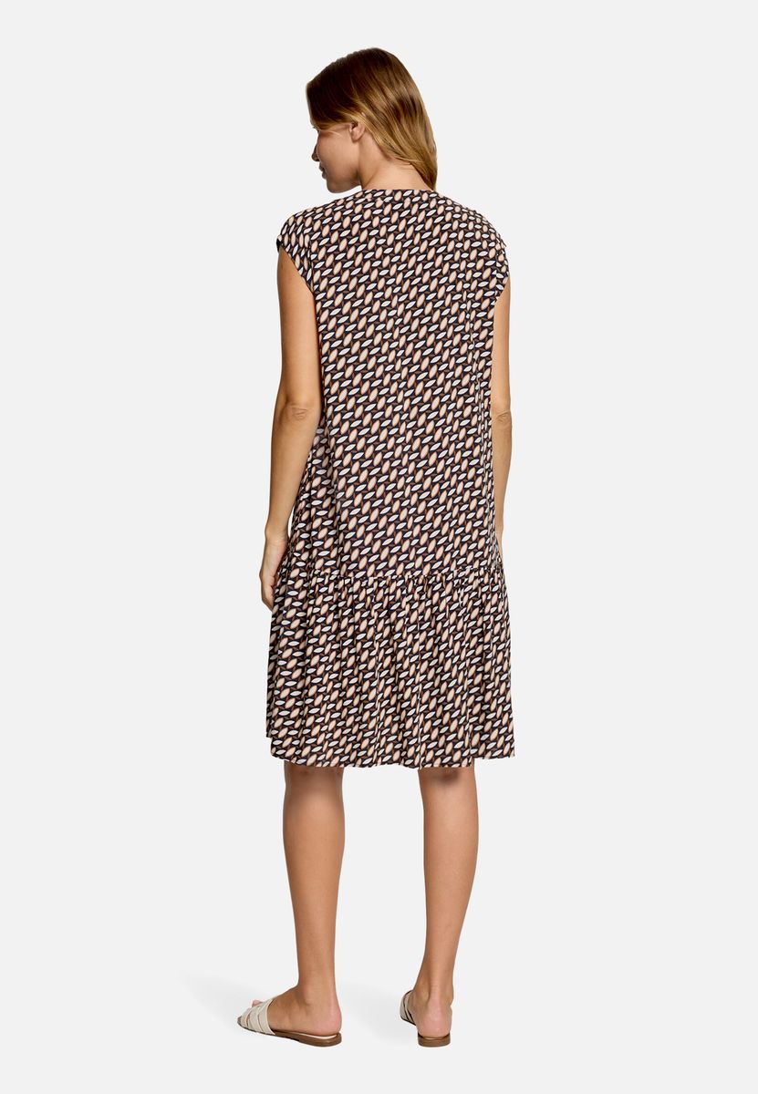Tunika-Kleid mit geometrischem Muster