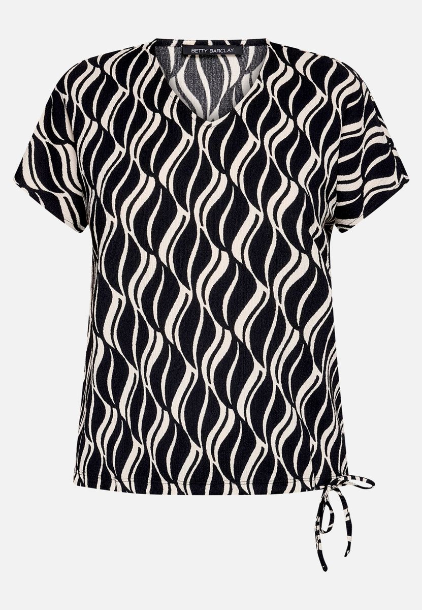 Grafikprint-Shirt mit Tunnelzug