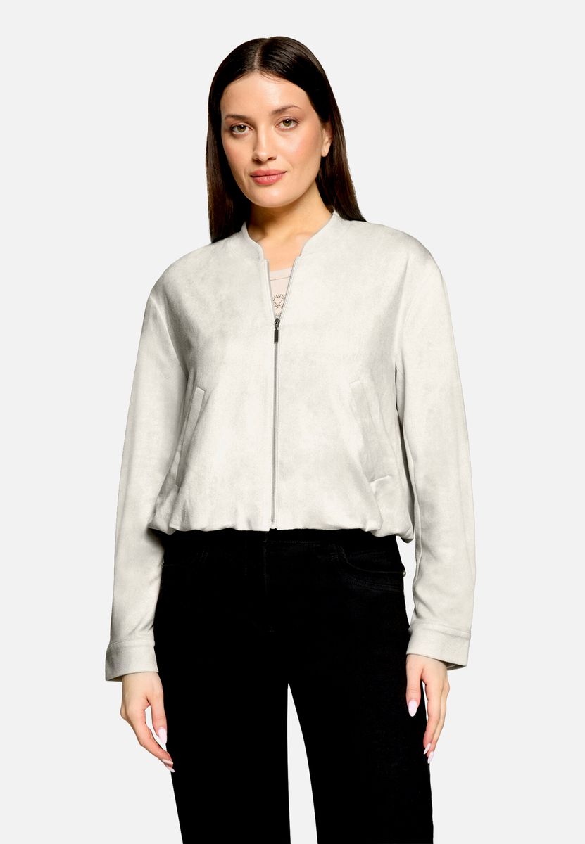 Weicher Blouson in Velours-Optik